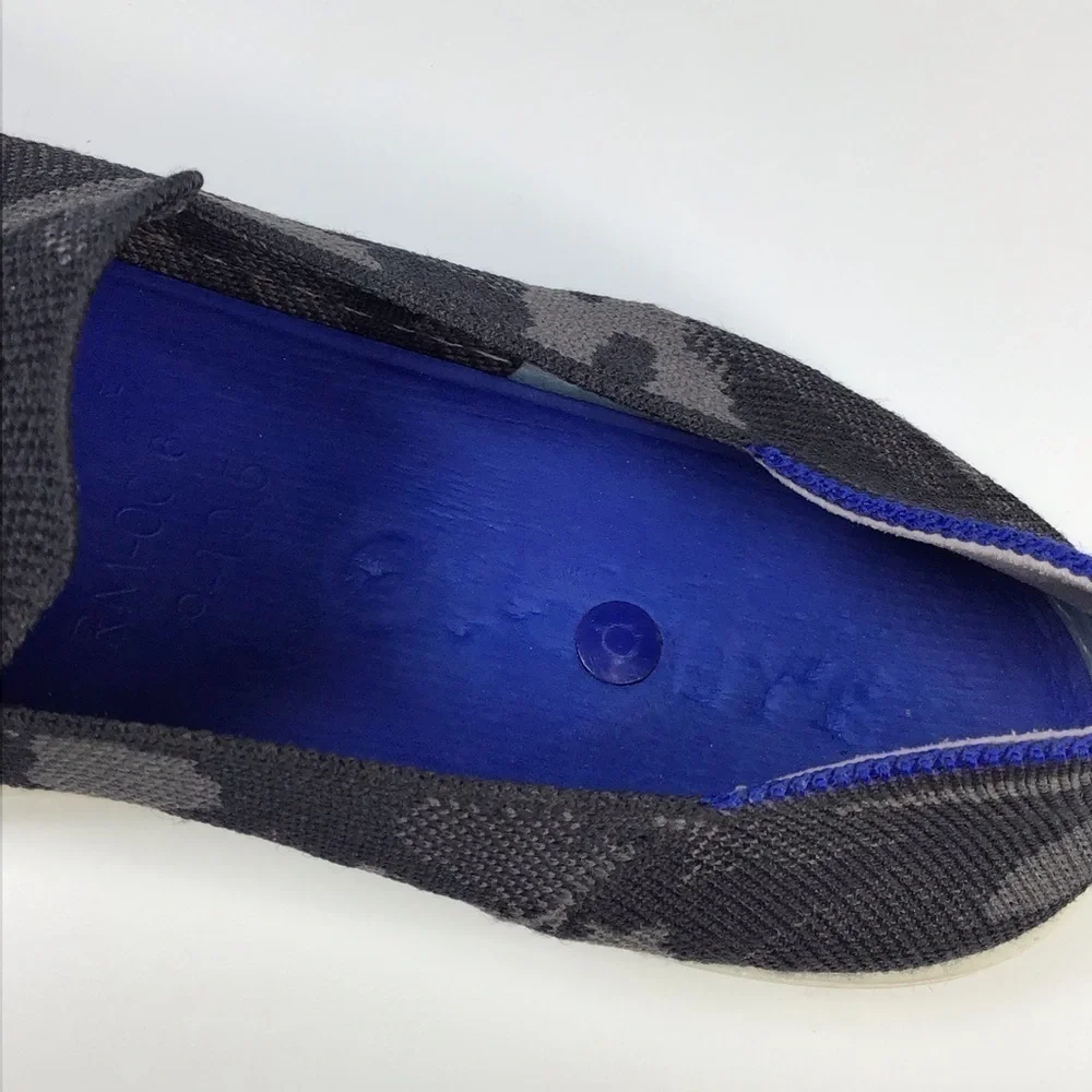 Rothy’s The Original Slip on Sneaker in Grey Camo Size 10.